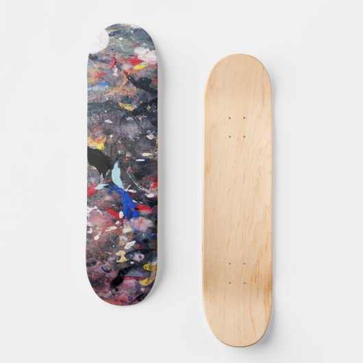 random art skateboard (Vorderseite)