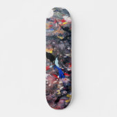 random art skateboard (Vorne)