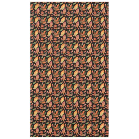 Random Autumn Herbstlaubs Earthy Tischdecke (Vorderseite)