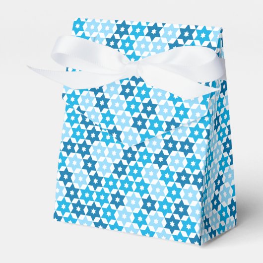 Random Blue Star von David Geschenkschachtel (Vorderseite)