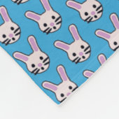 Random Bunny Faces Fleecedecke (Ecke)