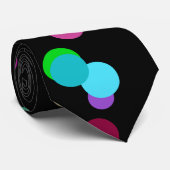 Random Colored Dots Krawatte (Gerollt)