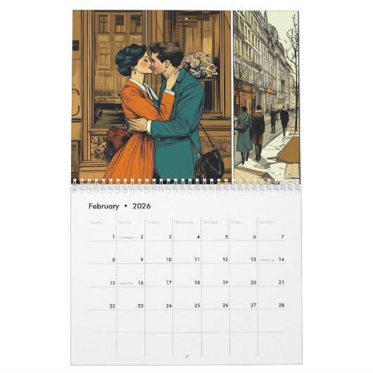 Random-Comic-Strips Kalender (Feb 2026)