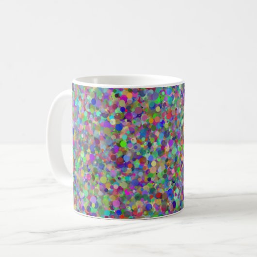 Random Dot 11oz Tasse (Vorderseite Links)