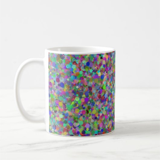 Random Dot 11oz Tasse (Links)