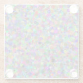 Random Dot Glass Untersetzer (Rückseite)