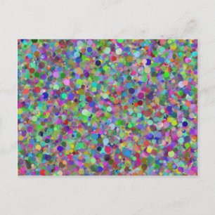 Random Dot Postcard Postkarte