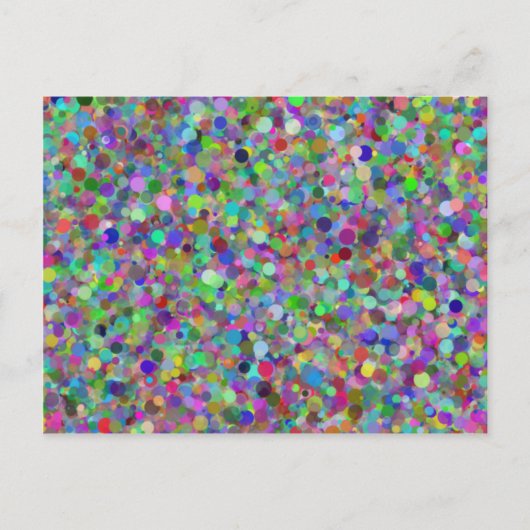 Random Dot Postcard Postkarte (Vorderseite)