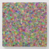 Random Dot Sandstone Untersetzer (Vorderseite)