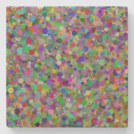 Random Dot Sandstone Untersetzer