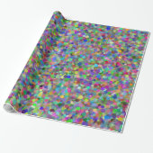 Random Dot Wrapping Paper Geschenkpapier (Ungerollt)