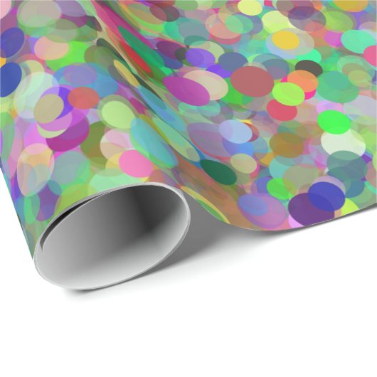 Random Dot Wrapping Paper Geschenkpapier (Rolleneckpunkt)