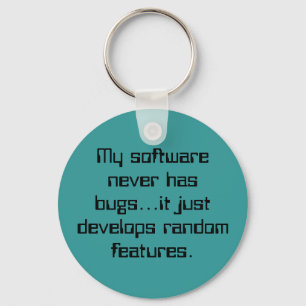 Random Features Schlüsselanhänger