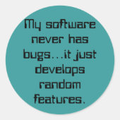 Random Features Stickers (Vorderseite)