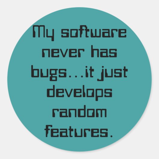 Random Features Stickers (Vorderseite)