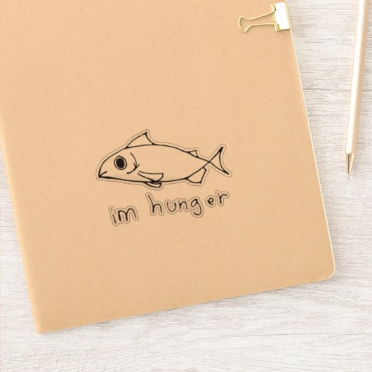 Random Fish Doodle Aufkleber (Notizbuch)