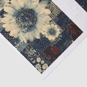 Random Floral Tile Collage Decoupage L&R 152 Seidenpapier (Ausschnitt)