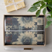 Random Floral Tile Collage Decoupage L&R 152 Seidenpapier (Geschenk)