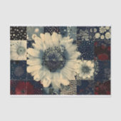 Random Floral Tile Collage Decoupage Right 152 Seidenpapier (Vorderseite)