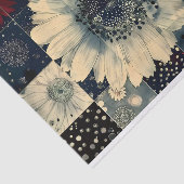 Random Floral Tile Collage Decoupage Verlassen 152 Seidenpapier (Ausschnitt)