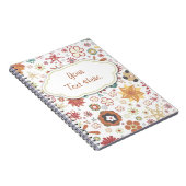 Random Fun Flower Garden Notebook Notizblock (Rechte Seite)