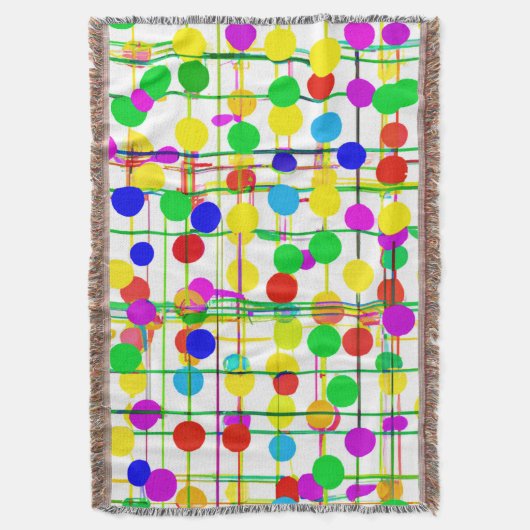 Random Geometric Muster Decke (Vorderseite Vertikal)