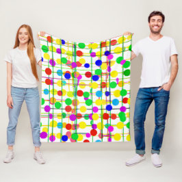 Random Geometric Muster Fleecedecke