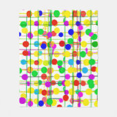 Random Geometric Muster Fleecedecke (Vorderseite)