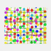 Random Geometric Muster Fleecedecke (Vorderseite (Horizontal))