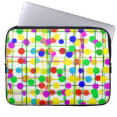 Random Geometric Muster Laptopschutzhülle (Vorderseite)