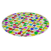 Random Geometric Muster Schneidebrett (Ecke)