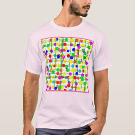 Random Geometric Muster T-Shirt