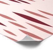 Random geometrischer Hintergrund. Nahtloses Muster Poster (Ecke)