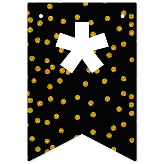 Random Gold Dot Musterer Bester Lehrer Wimpelkette (Erste Fahne)