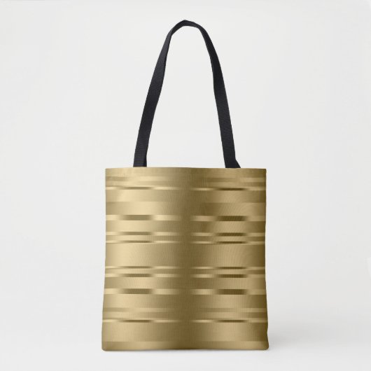 Random Gold Streifen Muster Tasche (Vorderseite)