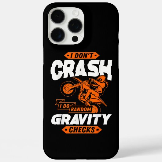 Random Gravity Karos - Motocross & Dirt Bike Case-Mate iPhone Hülle (Rückseite)