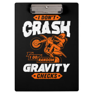 Random Gravity Karos - Motocross & Dirt Bike Klemmbrett