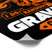 Random Gravity Karos - Motocross & Dirt Bike Poster (Ecke)