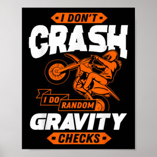Random Gravity Karos - Motocross & Dirt Bike Poster