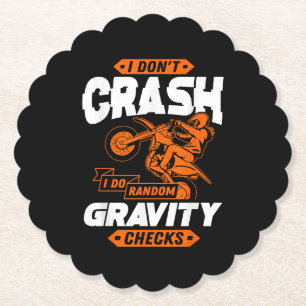 Random Gravity Karos - Motocross & Dirt Bike Untersetzer