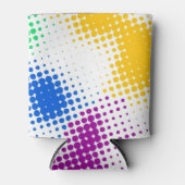 Random halftone farbiger Hintergrund Dosenkühler (Vorderseite)
