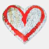 Random Heart Collection Graffiti Heart Sticker (Vorderseite)