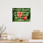 Random Kindness Poster (Küche)