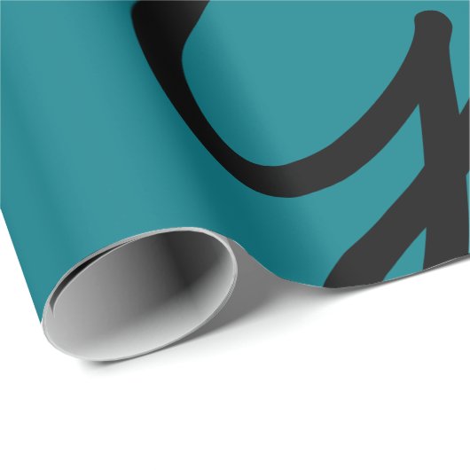 Random kursive Gott Jul Schwedische Weihnachtsverp Geschenkpapier (Rolleneckpunkt)