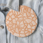 Random Leaf Mosaic Dark Orange Button (Beispiel)