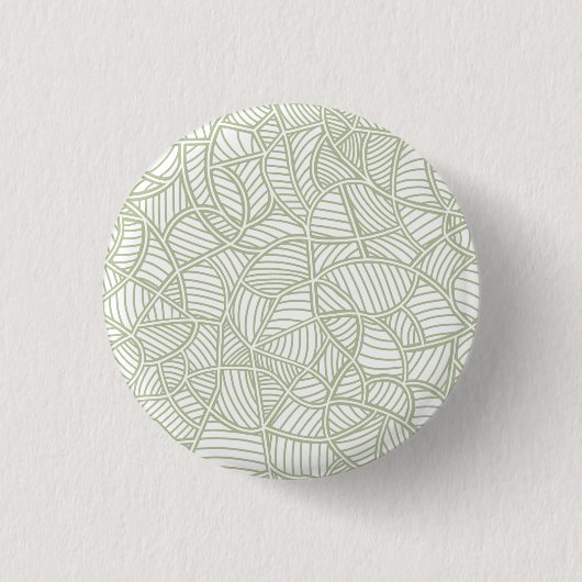 Random Leaf Mosaic Pale Green Button (Vorderseite)