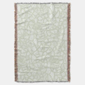Random Leaf Mosaic Pale Green Decke (Vorderseite Vertikal)