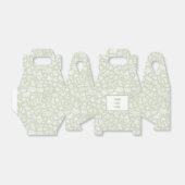 Random Leaf Mosaic Pale Green Geschenkschachtel (Ungefaltet)