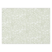 Random Leaf Mosaic Pale Green Tischdecke (Vorderseite (Horizontal))