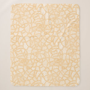 Random Leaf Mosaic Pale Orange Sherpadecke